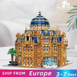 14133PCS Royal Planetarium Building Blocks Creative City Street View Castle Model High Difficulty Assembly Bricks Toys For Kids