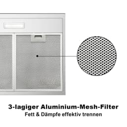 TopStrong 60cm Under-Cabinet Exhaust Air Recirculating LED Extractor Hood TF2360A3-AC-12