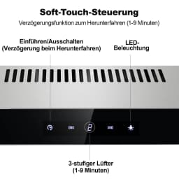 TopStrong 60cm Under-Cabinet Exhaust Air Recirculating LED Extractor Hood TF2360A3-AC-12
