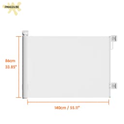 PANGDUBE Baby Flexible Mesh Door Gate Children's Safety Barrier Pet Dog Gate Barrier Children Gate for Stair Ladder
