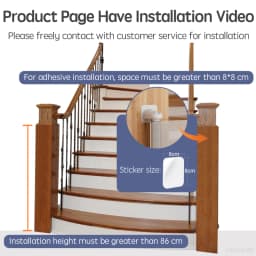 PANGDUBE Baby Flexible Mesh Door Gate Children's Safety Barrier Pet Dog Gate Barrier Children Gate for Stair Ladder