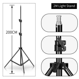 SH Photography Studio Softbox Lighting Kit Boom Arm for Video YouTube Continuous Lighting Professional Lighting Set Photo Studio