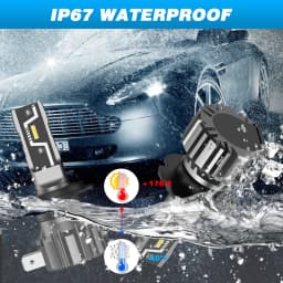 NOVSIGHT N57 H7 Super Bright Lamps H4 H11 H8 H9 H1 9005 HB3 9006 HB4 880 881 Mini Size 50W 10000LM Headlamp 6500K White Fog Lamp