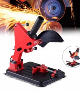 Angle Grinder Bracket Holder Support Angle Grinder Stand for 100-125 Angle Grinder DIY Cutting Stand Power Tools Accessories