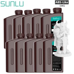 SUNLU UV ABS Like Resin 405nm 10KG Low Odor And Low Shrinkage For LCD 3D Printer Printing Material 3D Printing Free Shipping