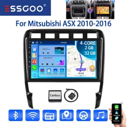 ESSGOO 9Inch Touch Screen For Porsche Cayenne 9PA 2002-2010 8 Core 4+64GB Android 13 Car Radio CarPlay GPS Navigation WiFi FM BT