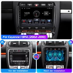 ESSGOO 9Inch Touch Screen For Porsche Cayenne 9PA 2002-2010 8 Core 4+64GB Android 13 Car Radio CarPlay GPS Navigation WiFi FM BT
