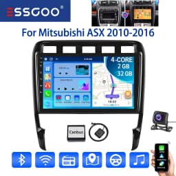 ESSGOO 9Inch Touch Screen For Porsche Cayenne 9PA 2002-2010 8 Core 4+64GB Android 13 Car Radio CarPlay GPS Navigation WiFi FM BT