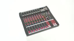 7/8-Channel Professioneller Mixer, Soundboard Konsole with Bluetooth USB PC Recording Input XLR Microphone Jack