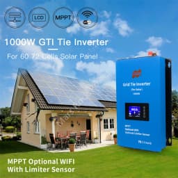 1000W 24V 48V Solar PV Grid-On Inverter DC 22-90V to AC 95-265V With Limiter Sensor Solar Converter for PV SolarPanels