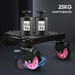 Upgrade Your Stroll With A 2-in-1 Sit And Stand Stroller Board For Second Baby - Compatible With Most Baby Strollers