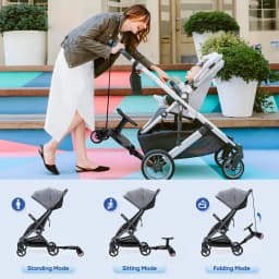 Upgrade Your Stroll With A 2-in-1 Sit And Stand Stroller Board For Second Baby - Compatible With Most Baby Strollers