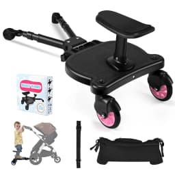 Upgrade Your Stroll With A 2-in-1 Sit And Stand Stroller Board For Second Baby - Compatible With Most Baby Strollers