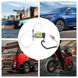 12V Portable Gear Oil Extractor Pump PE and PVC Freestanding Engine Oil Transfer Pump