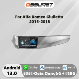 Android 13 Auto Car radio for Alfa Romeo Giulietta 2015-2018 multimedia Video player GPS navi Stereo 4G 8Core Autoradio 2din RDS