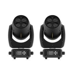 2PCS JMS WEDD 4x40w RGBW 4in1 LED Moving Head Wash Beam Zoom Bee Eyes Light For DJ Disco Wedding Party Stage Lights Effect
