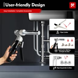 16-32mm Hydraulic Sliding Sleeve Tool Press Pliers, Aluminium Alloy Hydraulic Press Tool, Plumbing Tools for REHAU HIS311
