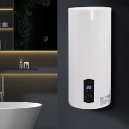 Electric Storage Hot Water Heater 60L Electric Boiler Instantaneous Water Heater Boiler Horizontal 220V 2000W 25-75 ° C
