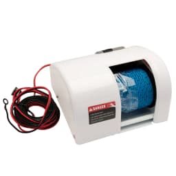 12V Electric Anchor Winch for Boats, 25 lb Anchor Capacity, Power Up/Down with Wireless Remote Control Kit