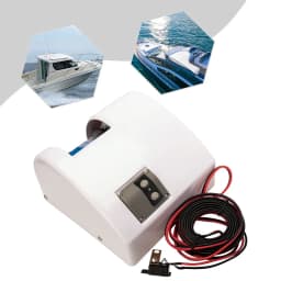 12V Electric Anchor Winch for Boats, 25 lb Anchor Capacity, Power Up/Down with Wireless Remote Control Kit