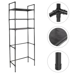Storage Shelf for Bathroom Space Saver Over Toilet Rack Storage Organizer Rack Floor-to-ceiling Bathroom Rack Storage Accessory