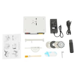 Portable Compact Table Saw | 96W 5000RPM Cutting Tool for DIY Crafts | Electric Cutting Machine with 63mm Blade