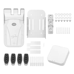 YiHESZ 433Mhz Remoto Control Door Lock Dual Motor Smart Lock Electronic Wireless Keyless Door Locks Touch Control Dealbolt Lock
