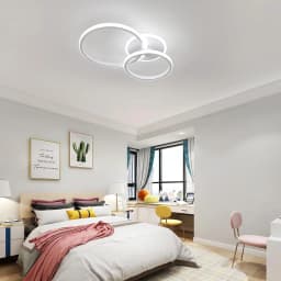 42W LED Ceiling Lights,Modern Round LED Design Ceiling Lighting 6500K Cool White Ceiling Lamp for  Bedroom Dining Room