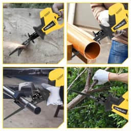 MELLWIN 3600W Brushless Electric Reciprocating Saw 12000SPM Wood Metal Pipe Cutting Sabre Saw Tool For Makita 18V Battery Pin