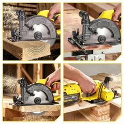MELLWIN 6 Inch Brushless Circular Saw Rechargeable 45° Angle Adjustment Multifunction Cutting Machine For Makita 18V Battery Pin