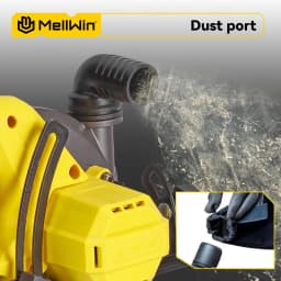 MELLWIN 6 Inch Brushless Circular Saw Rechargeable 45° Angle Adjustment Multifunction Cutting Machine For Makita 18V Battery Pin