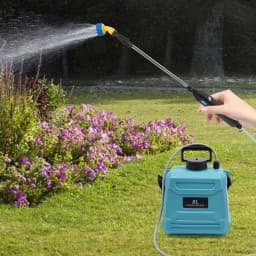 8L Garden Sprayer High Efficiency Sprayer with Telescopic Rod Easy to Carry for Fertilizing/Household Cleaning/Disinfection