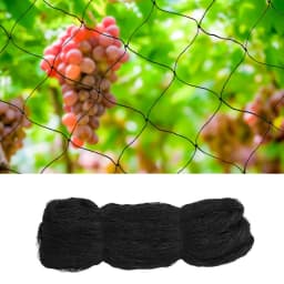 Bird Protection Net, Pigeon Net, 30 X 15 M, Mesh Size 5 X 5 Cm, Versatile Black Net for Balcony, Garden, Pond and Pool