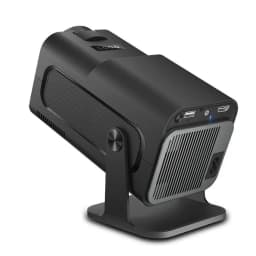 Mini Beamer HY320MINI Full HD 1080P | Android 11 | 4K decoder | WiFi6 BT5.0 | 180 ° Projection | 25dB Quiet, Black