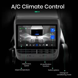 Junsun For Tesla Model 3/Y NEW 7.2 ”ReverEntertainment & Climate Control Display Android 12.0 Tesla Model Y 2023 Accessories