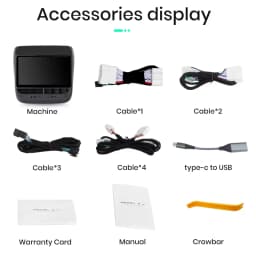Junsun For Tesla Model 3/Y NEW 7.2 ”ReverEntertainment & Climate Control Display Android 12.0 Tesla Model Y 2023 Accessories