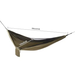 2.9*1.4m Outdoor Camping Hammock with Mosquito Net 200kg Load-bearing Capacity Hiking Travel Camping Hammock