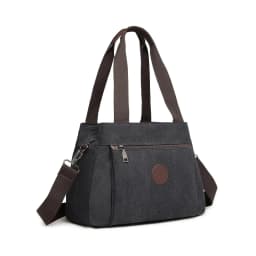 KONO Canvas Handbag for Women, Shoulder bag, Stylish WOMEN'S bag, Lightweight and Spacious, Ideal for Everyday & Travel