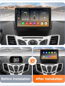CarPlay Android Car Radio For Ford Fiesta 2009-2017 Car Multimedia Video Player GPS Intelligent Screen 2Din autoradio 360camera