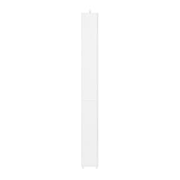 Sobuy Bzr167-Gw Bathroom Tall Cabinet with 5 Compartments Bathroom Storage Cabinet Bathroom Shelf with 1 Drawer and Doors Bathroom Furniture High Gloss White