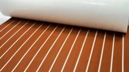 240cm×90cm EVA Foam Teak Floor Mat for Boat Deck RV Yacht Self-Adhesive Water-proof Non-slip Cuttable Upgrade Not Easy to Deform