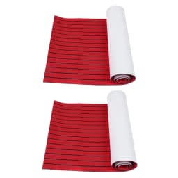 240cm×90cm EVA Foam Teak Floor Mat for Boat Deck RV Yacht Self-Adhesive Water-proof Non-slip Cuttable Upgrade Not Easy to Deform
