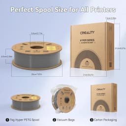 Creality 3D Hyper Filament PETG Diameter 1.75mm 1kg/roll,divided into 2/5/10 rolls 3D Printer Filament for 3D Printer