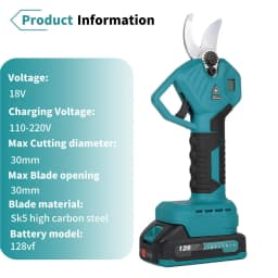 Cordless Electrician Scissors Pruning Shears Cutter 800W Wireless Power Tools Garden Fruit Tree Pruner for Makita 18v Battery