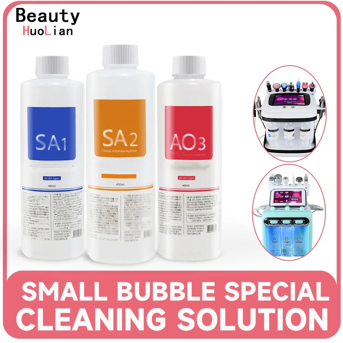 Pcs/Lot 1200ML Hydra Liquid Face Serum Facial Aqua Peel Solution AS1 SA2 AO3 For Beauty Machine SkinCare Deep Cleaning Fast Ship