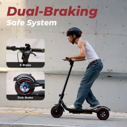 W5/W3 City Electric Scooter 8.5 Inch Tire 36V7.8Ah Max Speed 25km/h Range 24-34km Dual Brake With APP Electric Scooters
