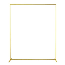 2x2m/2x1.5m Metal Square Wedding Arch Backdrop Curtain Flower Frame Balloon Stand Birthday Party Garden Decoration Arch Stand