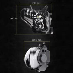 For Honda GoldWing GL1800 2001-17 E24 Motorcycle LED Front Headlight Assembly Accessories Driving Light DRL High Low Beam