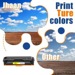 Jhaan 207A W2212A Toner Yellow (with Chip) Compatible with HP Laserjet Pro MFP M283fdw M255dw M282nw M283fdn M255nw M283 M255