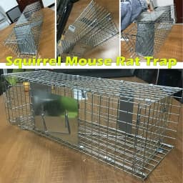 Animal Trap Cage Mousetrap Safe Firm Iron Net,Household Catcher Mouse,For  Humane Rat Trap,Stray Cat Foldable Catch& Animal Resc